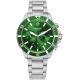 Men's Watch Giewont Chronograph Sapphire Silver Green GW3970-B8