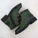 14. Green Women’s Suede-Look Lined Ankle Boots M.Daszyński SA252-4