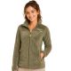 Geographical Norway Women’s Fleece Jacket UPALINE OLIVE DB LADY 047-1 (WZ4071F/GN-OLIVE)