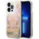 Guess Paisley Liquid Glitter case for iPhone 14 Pro - gold