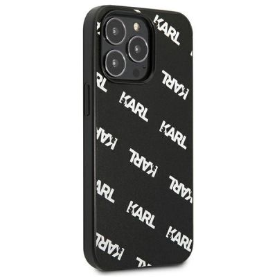 4. Karl Lagerfeld Allover Case for iPhone 13 Pro / iPhone 13 - Black