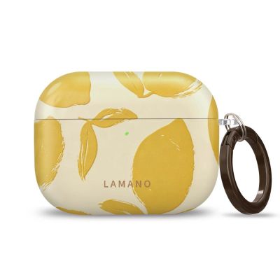 3. Lamano Tech-Protect Case for AirPods Pro 3 - Yellow and White