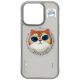 6. Nimmy Glasses Cool Cat MagSafe Case for iPhone 16 Pro - Gray
