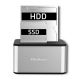 6. QOLTEC Dual-Bay Docking Station for 2 HDDs/SSDs 2x 2.5"/3.5" SATA | USB 3.0 | CLONING