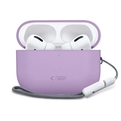 2. Tech-Protect Silicone Case for AirPods Pro 3 - Purple