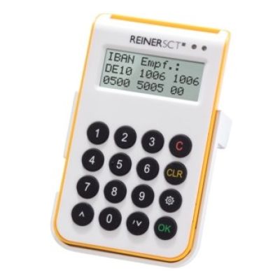 4. Reiner SCT cyberJack one USB chip card reader White, Yellow
