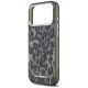 6. Karl Lagerfeld IML Leopard Pattern MagSafe Case for iPhone 17 Pro Max - Black