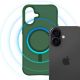12. 3mk Smoke MagCase for iPhone 17 - Green-Translucent