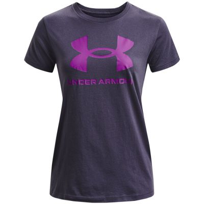 Under Armour Women's Live Sportstyle Graphic SSC T-Shirt Purple 1356305 558
