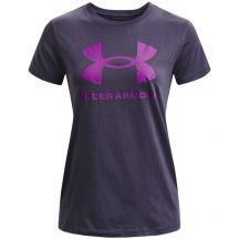 Under Armour Women's Live Sportstyle Graphic SSC T-Shirt Purple 1356305 558