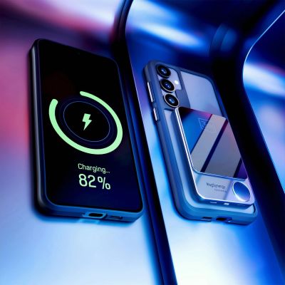 4. 3mk Satin Armor MagCase for Samsung Galaxy S25+ - Transparent