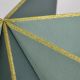 5. DECORATIVE HANGING PAPER STAR FSC 18x60CM GREEN 7 ARMS MICA