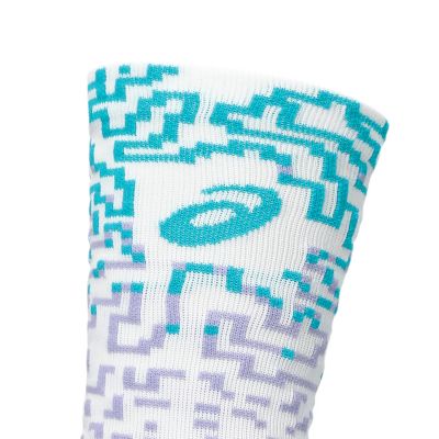 3. ASICS Performance Run Crew Socks 3013B285-102 White 35–38
