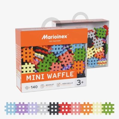4. Marioinex Mini Waffle Building Blocks Set 1, 140 pieces