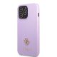 2. Guess GUHCP13XPS4MU iPhone 13 Pro Max 6.7" purple/purple hardcase Saffiano 4G Small Metal Logo