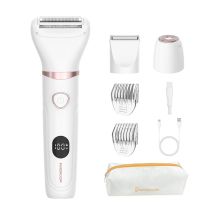 MAXGROOM M-105 3-in-1 Women's Body and Face Trimmer - White