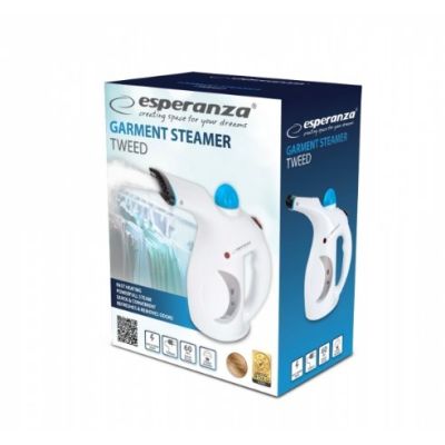 8. Esperanza TWEED EHI006 Garment Steamer (800W; white)