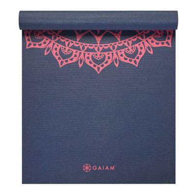 7. GAIAM Pink Marrakesh Yoga Mat 4 MM 62429