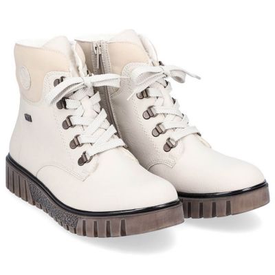 28. Waterproof beige women's hiking boots Rieker Y3433-60