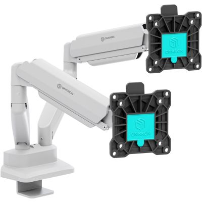 ONKRON G160 Desk mount for two monitors 13" - 32" black and white