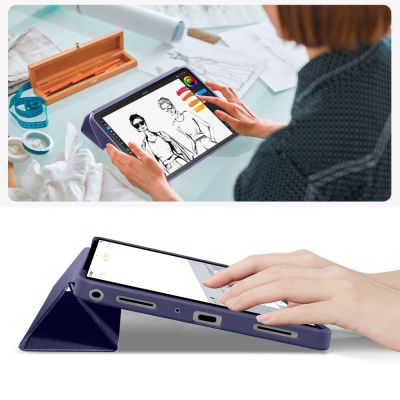 8. TechProtect SmartCase for Samsung Galaxy Tab A9+ / A11+ Plus 11.0 X210 / X215 / X216 / X230 / X235 / X236 - Navy Blue