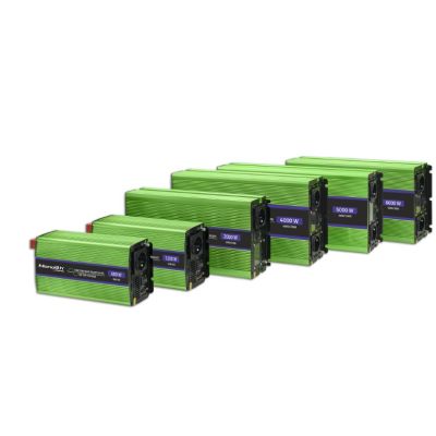 3. QOLTEC MONOLITH VOLTAGE CONVERTER | BATTERY CHARGING | UPS | 2000W | 4000W | 12V TO 230V | PURE SINE | LCD