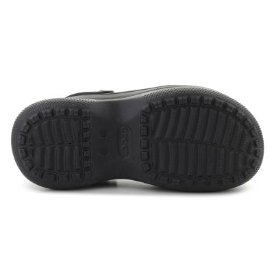 7. CROCS CLASSIC STACKED CLOG BLACK/BLACK 211355-060