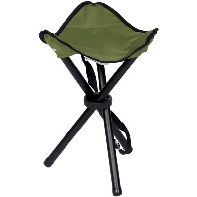 9. FISHING CHAIR TOURIST FOLDING STOOL GREEN 29x29x35CM