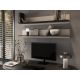 2. Shelf 2 pcs SOHO 125x20x20 cashmere+black