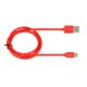 IBOX IKUMTCR cable (USB 2.0 type A - USB type C; 1m; red)