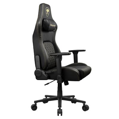 6. COUGAR CGR-DFL-GLB Gaming Chair Padded Upholstered Seat Black, Gold