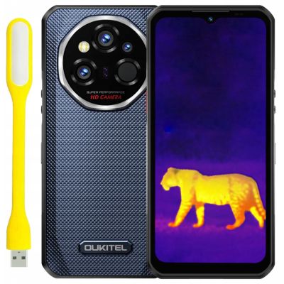 2. Oukitel WP55 Ultra Thermal 6.6" Smartphone Dual SIM Android 15 5G USB Type-C 16GB 512GB 11000mAh Gray
