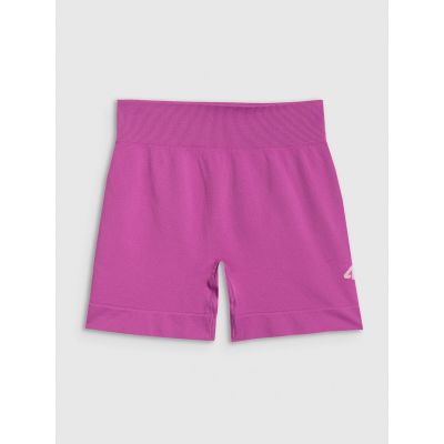 7. Girls' seamless sports short leggings 4F 4FJRSS26TFSTF140-53S