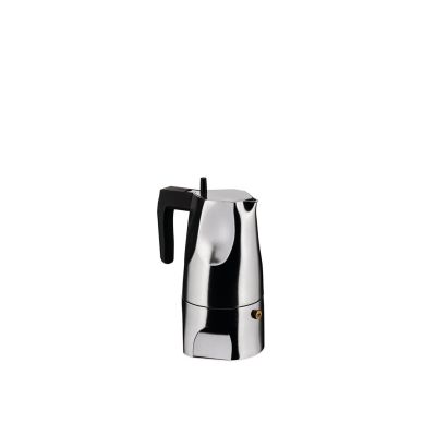 4. Alessi MT18/3 Manual Coffee Maker Moka Pot Aluminum