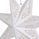 3. PAPER DECORATION STAR 45CM 7 ARMS WHITE