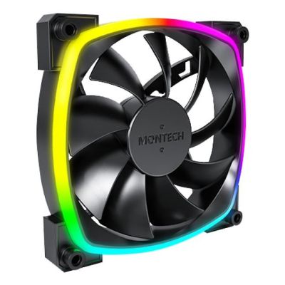 9. Montech AX120 PWM ARGB fan, 3 pcs., - 120mm