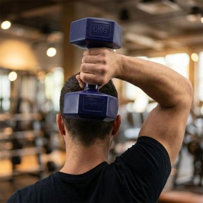 4. ENERO FIT COMPOSITE DUMBBELL SET 2x6 KG