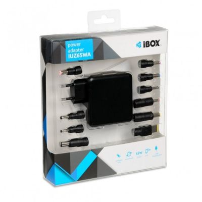 5. IBOX IUZ65WA notebook power supply (20.5 V; 3.25 A, 3.5 A; 65W)