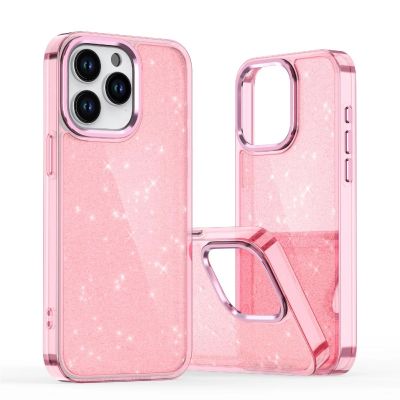 5. Glitter Case for iPhone 16 Pro - pink with glitter