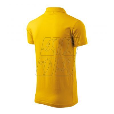 2. Malfini Single J. M MLI-20204 yellow polo shirt