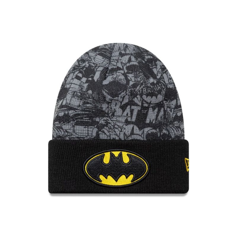 New Era Batman Youth DC Black Cuff Knit Beanie - 60691137