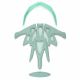 55. Meteor Marven pink/mint bicycle helmet