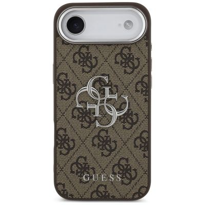 3. Guess 4G Big 4G Classic Logo case for iPhone 17 Air - brown and silver