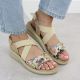 7. Jezzi W 24142 JEZ448B Comfort Sandals