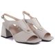 3. Women's beige high heel sandals Vinceza 26-62286