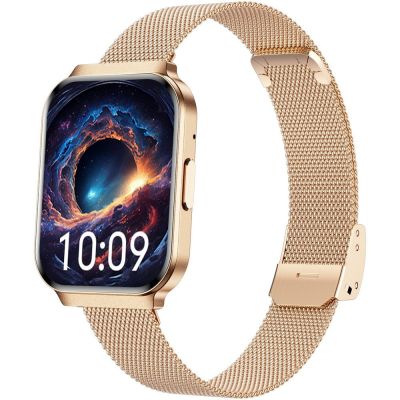 4. Smartwatch Gravity Rose Gold Strap + Bracelet GT44-1