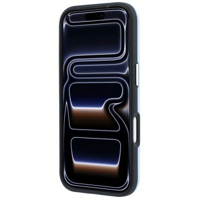 6. Karl Lagerfeld Smooth Ikonik Sketch MagSafe case for iPhone 18 Pro / 17 Pro - light blue