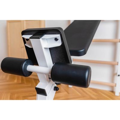 3. ROTATING EXERCISE BENCH WITH KNEE ROLLERS AND SEAT BENCHK B1W