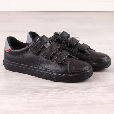 6. Sneakers made of ecological leather with Velcro Big Star W INT1843B black