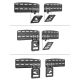 7. Wall mount for TV 43-85" NEOMOUNTS WL30-265BL1